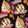 Color Acrylic Nails