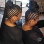 Medium Two Strand  Twist on Natural Hair (NO STYLE)