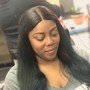 lace closure sew-in with a wash