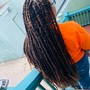 Waist length butterfly or soft locs