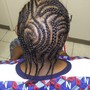 Kid's Braided Hairstyle w/ extension hair