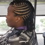 2 Midback Feed- In Braids