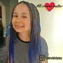 2 Cornrows (Feed in Braids)