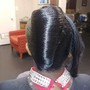 Tape-in hair extensions with the ha