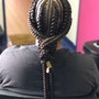 Ghana Braids/feed in braids