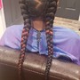 6 STITCH (Straight Back) Feedin Braids