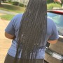 Less than 3 inches braiding fee