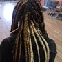 Knotless braided bob- boho