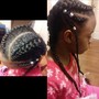 Kids Takedown, Shampoo and braid Style, Blowout