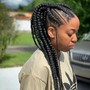 Half Feed Ins/Half BoxBraids