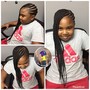 Braids w/beads ‘kids’