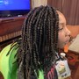 Kid braided 2ponytails