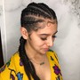 2 braids style