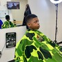 Edge up + facial trim