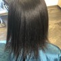 Silk Press , flat iron and style (RETURNING)