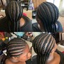 2 Regular Feed-In Braids