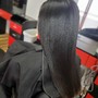 silk press (medium to long hair only)