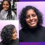 Relaxer Retouch on long hair