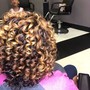 Wet Set/short relaxed hair only