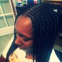 Human Hair "Bora" Knotless Box Braids(human hair not included with price)