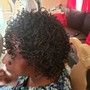 Curly weave ends