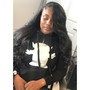 Dominican Blow out/silk press