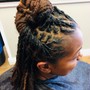 Dread re-twist and styled