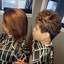 Relaxer Touch Up (Short hair ALL OVER)