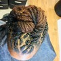 Dread re-twist and styled