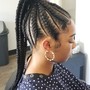 Large feed in Braids