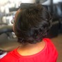 Natural Hair Press Short to Shoulder Length