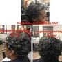 Relaxed Hair Shampoo and Style