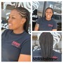 Small knotless Box Braids