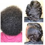 Perm/Flexi Rods on Relax Hair