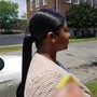 Silk wrap / Relaxed Hair