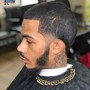 Men's  Taper Cut With (Facial Hair)