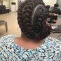 10 per cornrow