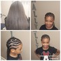 "Ponytail" Feed-In Braids