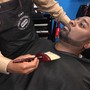 In the Studio/Hot Towel Razor Shave