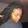 Small Knotless Braids