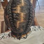 2 Feed-in Cornrows