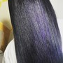 Long Hair Silk Press w/ Deep Conditioning Treatment and Trim