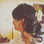 Updo bridal