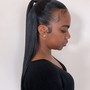 Braided ponytail