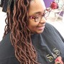 Boho Braids over Locs