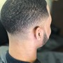 Lining  and taper with razor