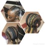 Feedin ponytail small Braids