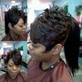 Relaxer and Ponytail