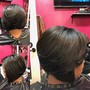 Relaxer and Ponytail