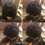 Comb Coils short hair 2"-4"